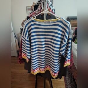 Vintage striped sweater light weight